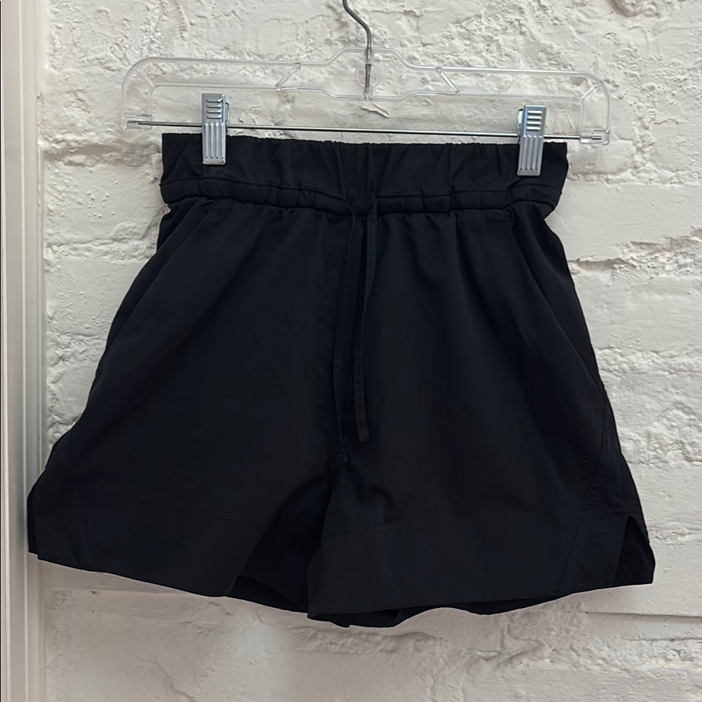 Lululemon Athletica Black High Waist Shorts